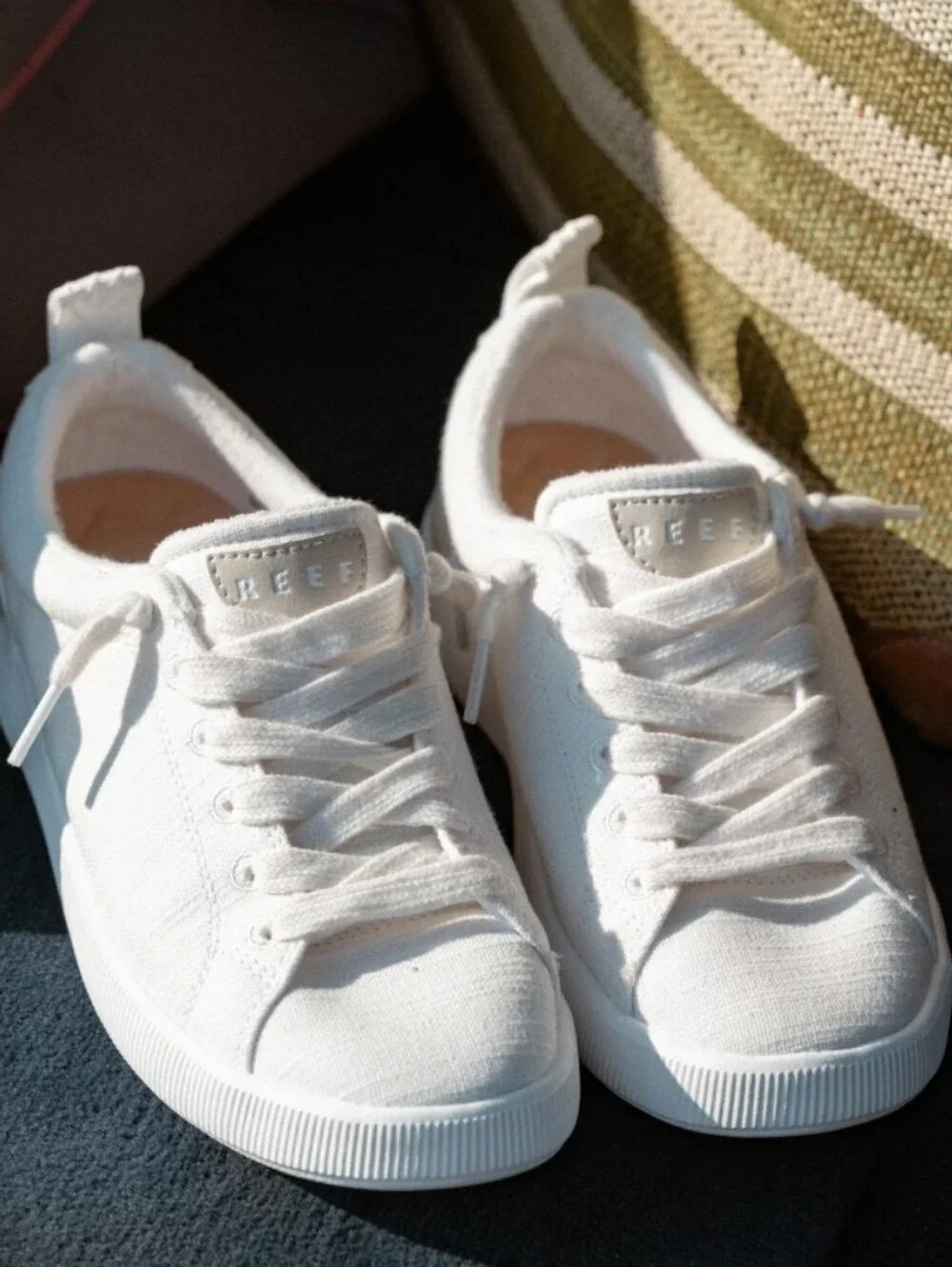 Reef Neptune Alana Cushioned Sneakers- White